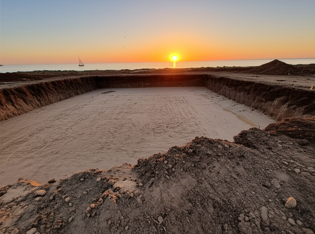 Residential Foundation in Suburban Area